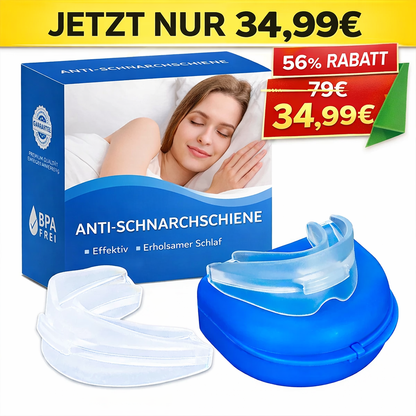 Schnarchstopper und Zahnschiene gegen Bruxismus