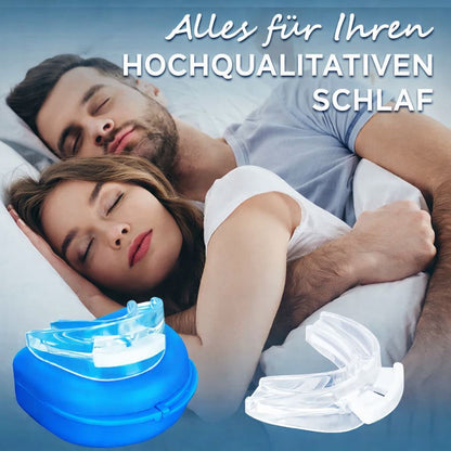 Schnarchstopper und Zahnschiene gegen Bruxismus