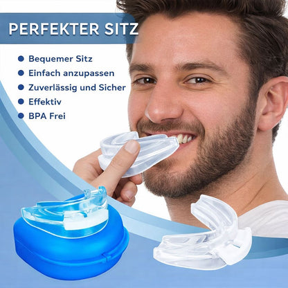 Schnarchstopper und Zahnschiene gegen Bruxismus